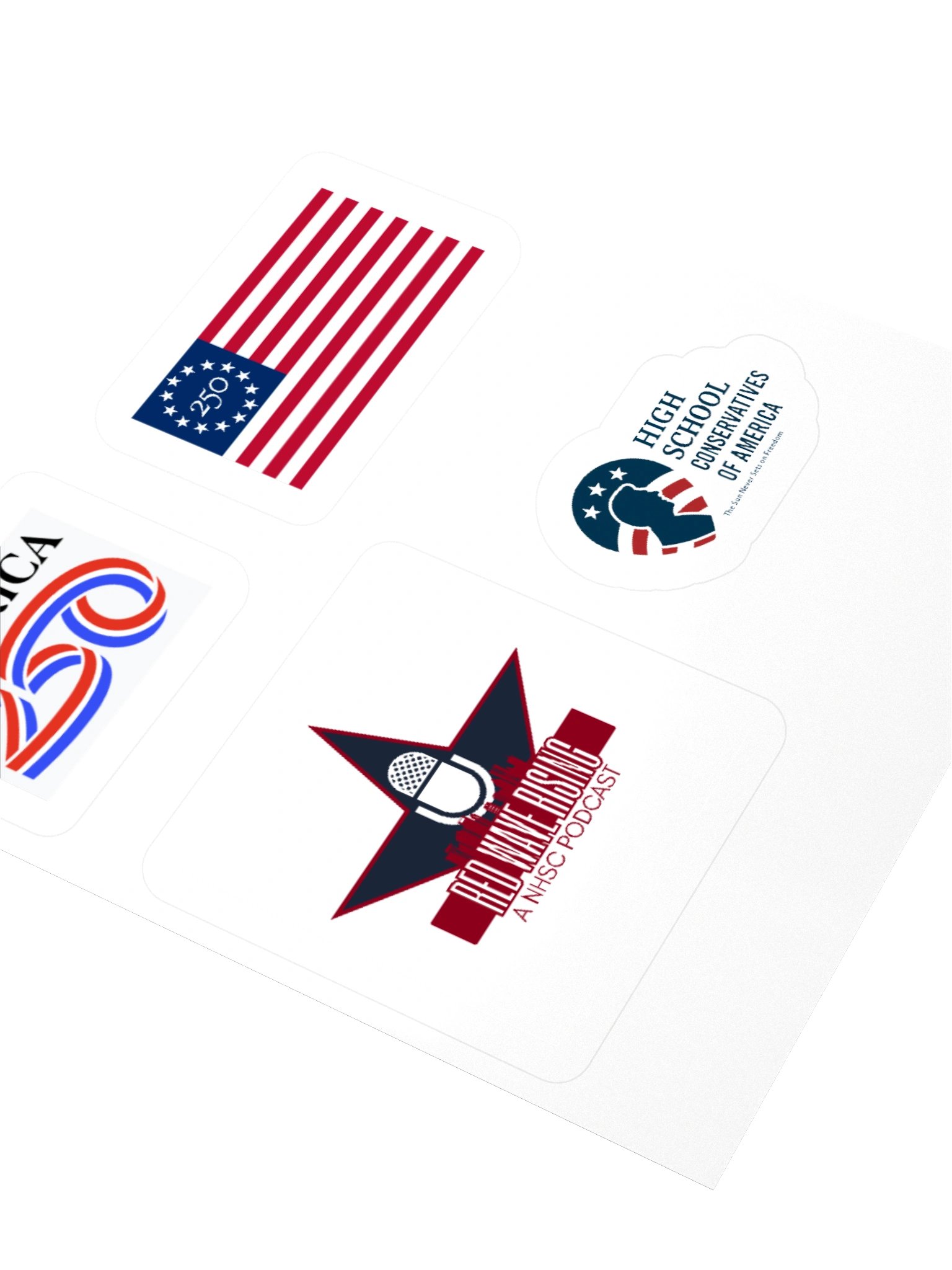 NHSC and America 250 Sticker Sheet product image (8)