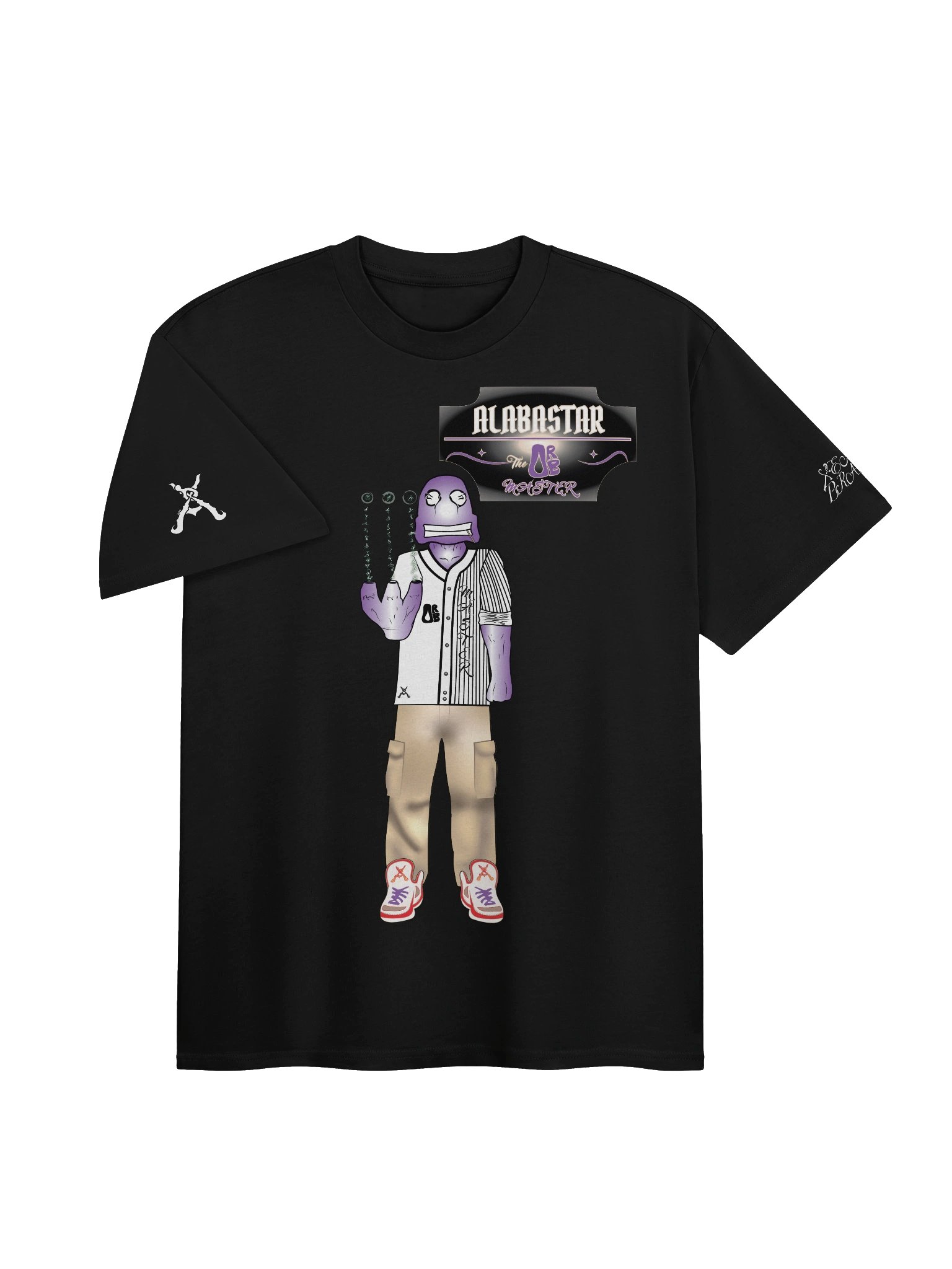 Alabastar the Orb Master - Xenon Braun Mascot Tee product image (3)