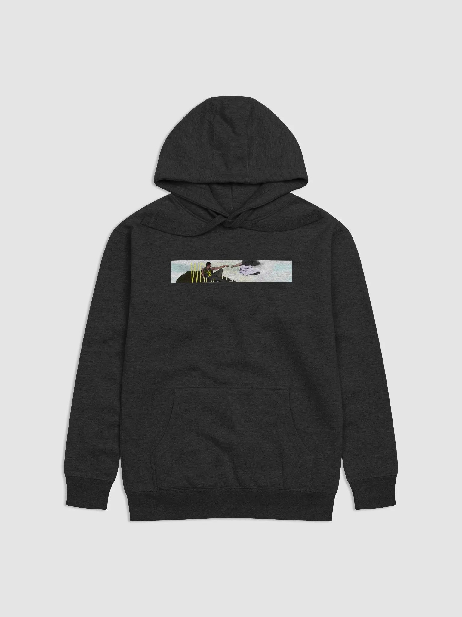 Wraith Hoops Print Cotton Hoodie product image (1)
