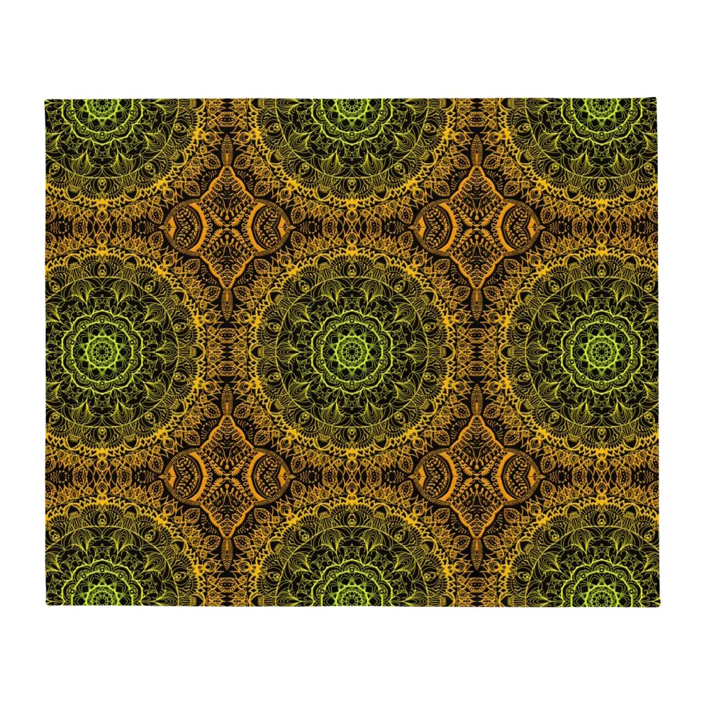Kaleidoscope Mandala Throw Blanket product image (2)