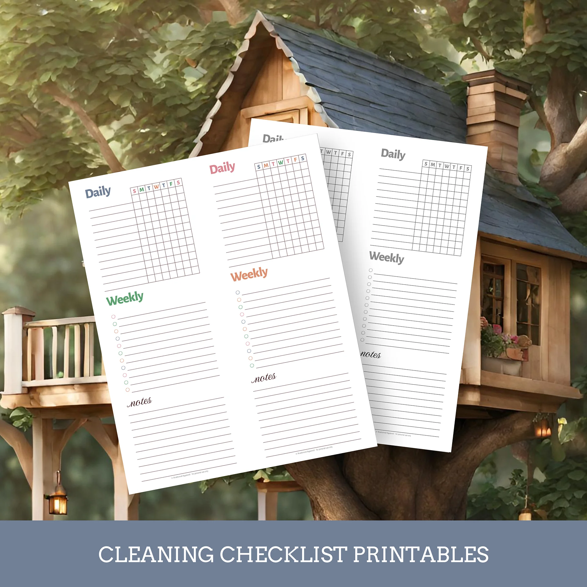 Greyscale Cleaning Checklist product image (3)
