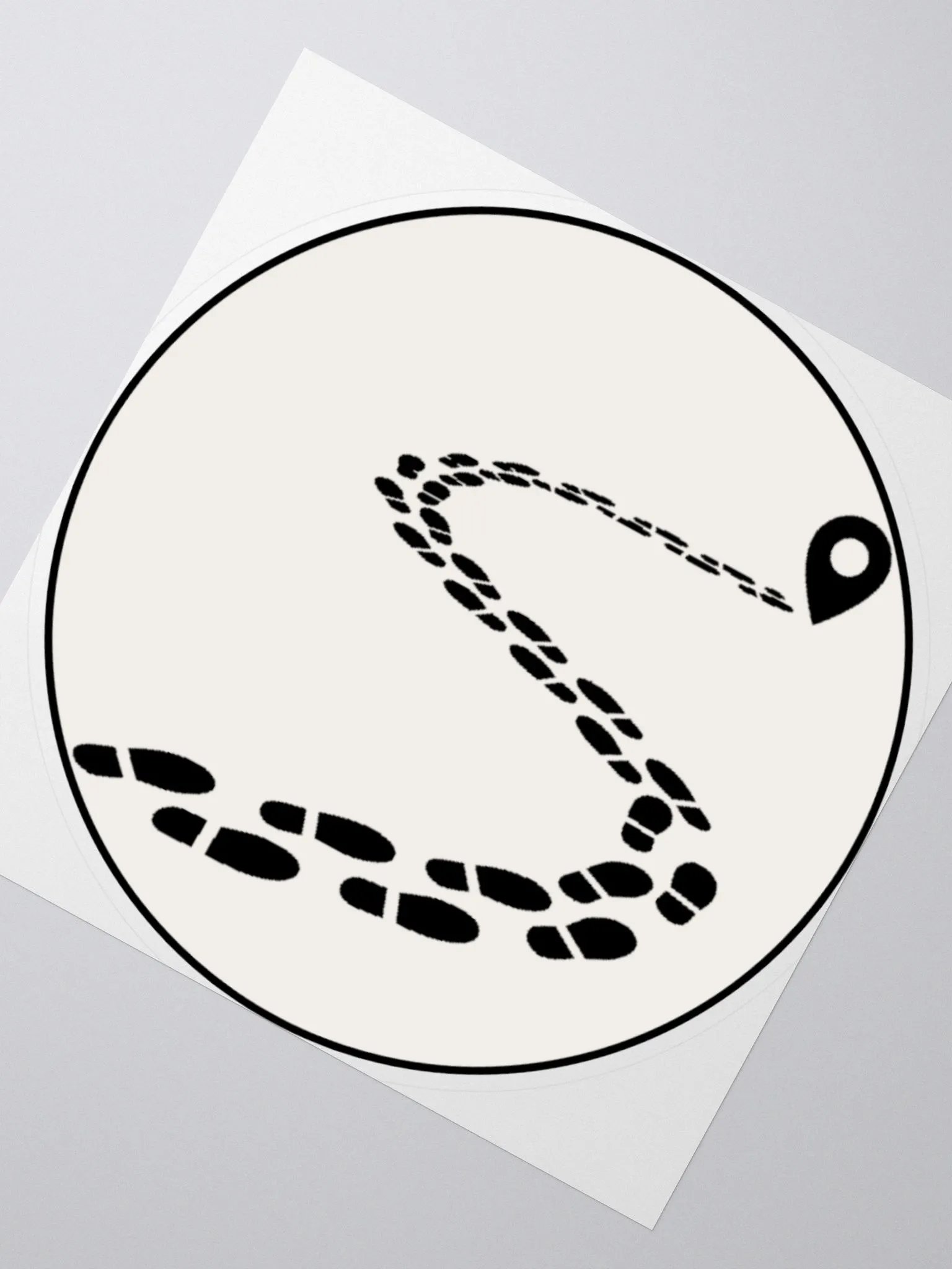 Single Step Logo Sticker product image (3)