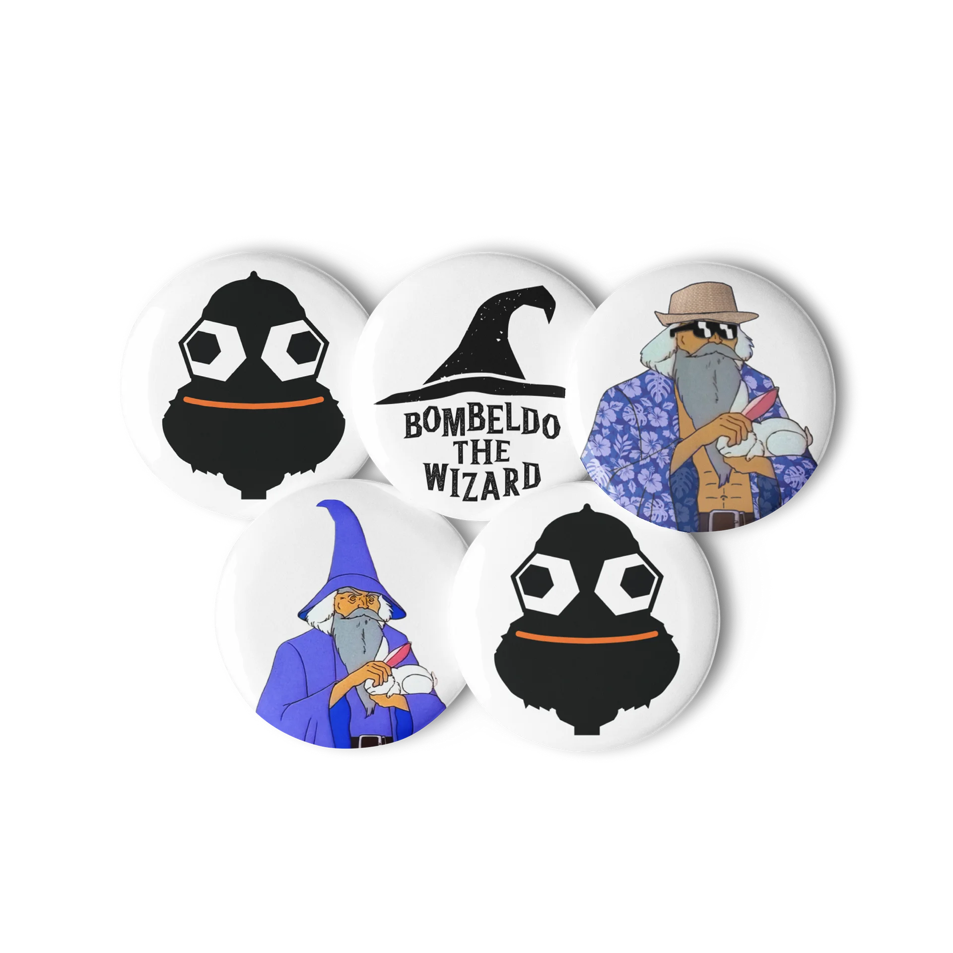 Selection of Bombeldo badges product image (2)