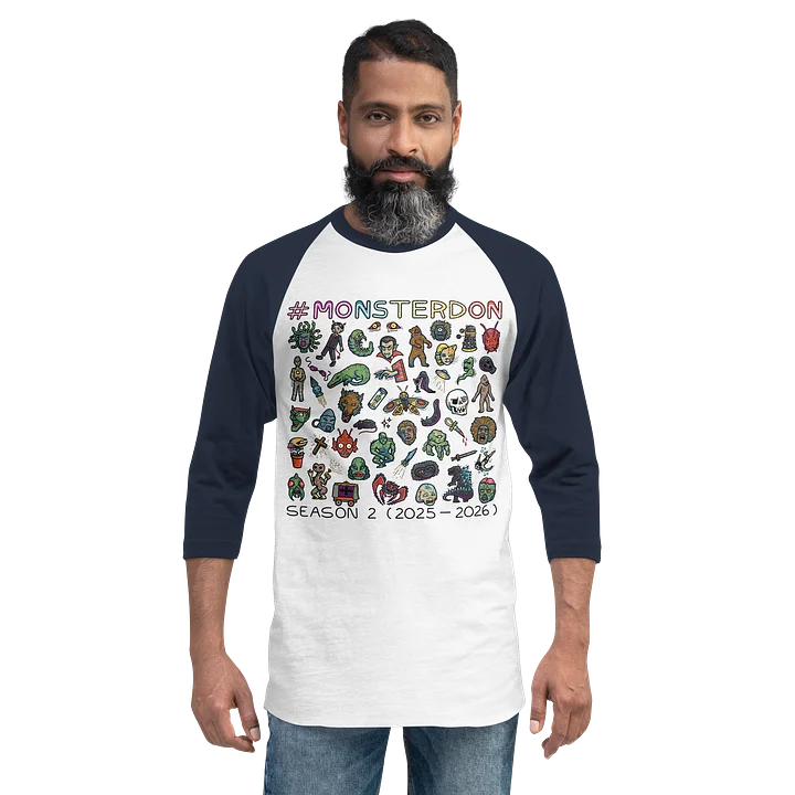 Monsterdon Raglan Long-Sleeve T-Shirt (Light) product image (17)