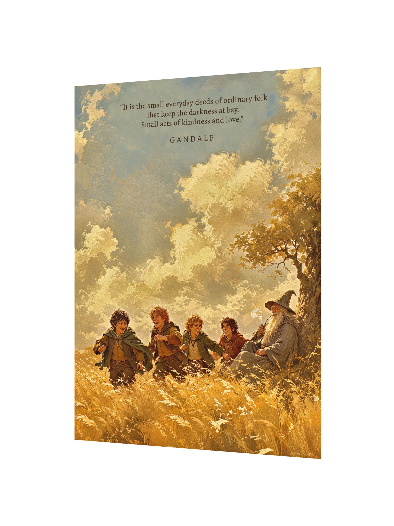 Gentle Hearts Beyond the Shadow's Reach — Fine Art Print product image (2)