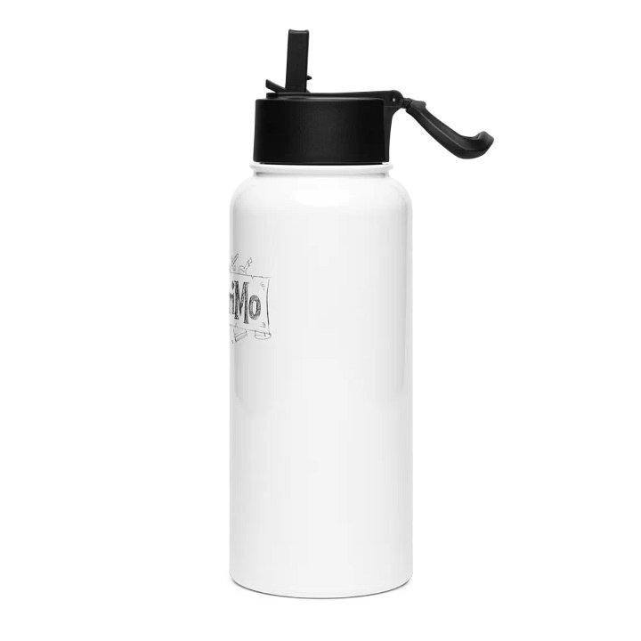 NanoWriMo Pencil-Drawn Evergreen Water Bottle - Stainless Steel product image (2)