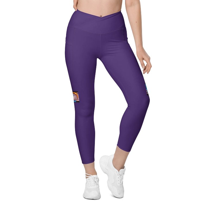 Leggings w pockets small logo product image (1)