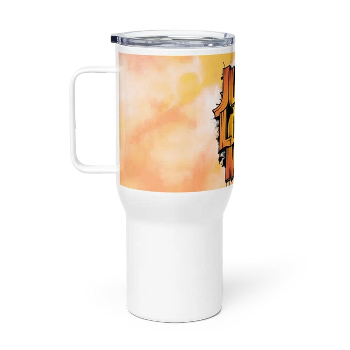 Vibrant Love Graffiti Travel Mug product image (1)