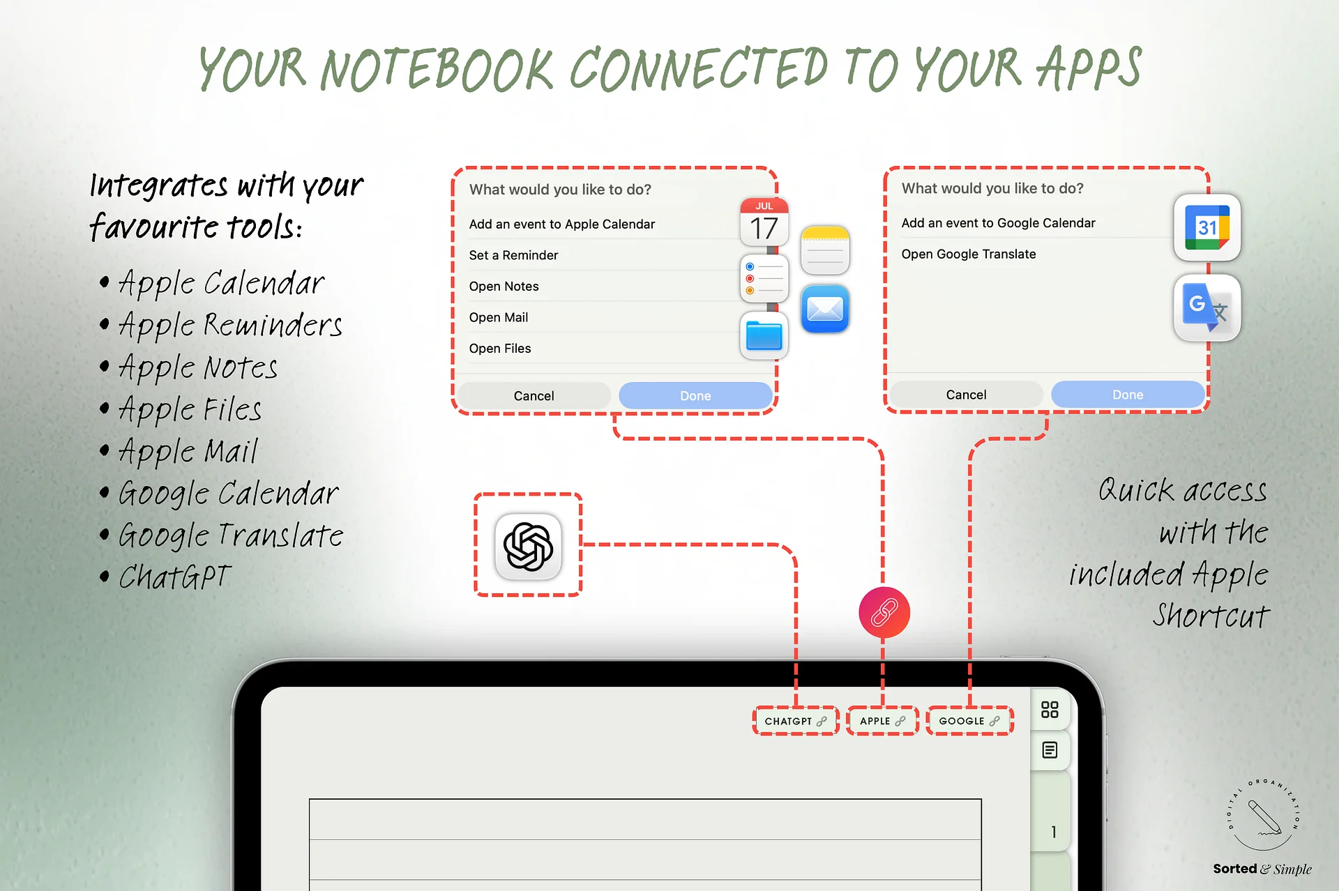 Smart Digital Notebook - Matcha Green product image (2)