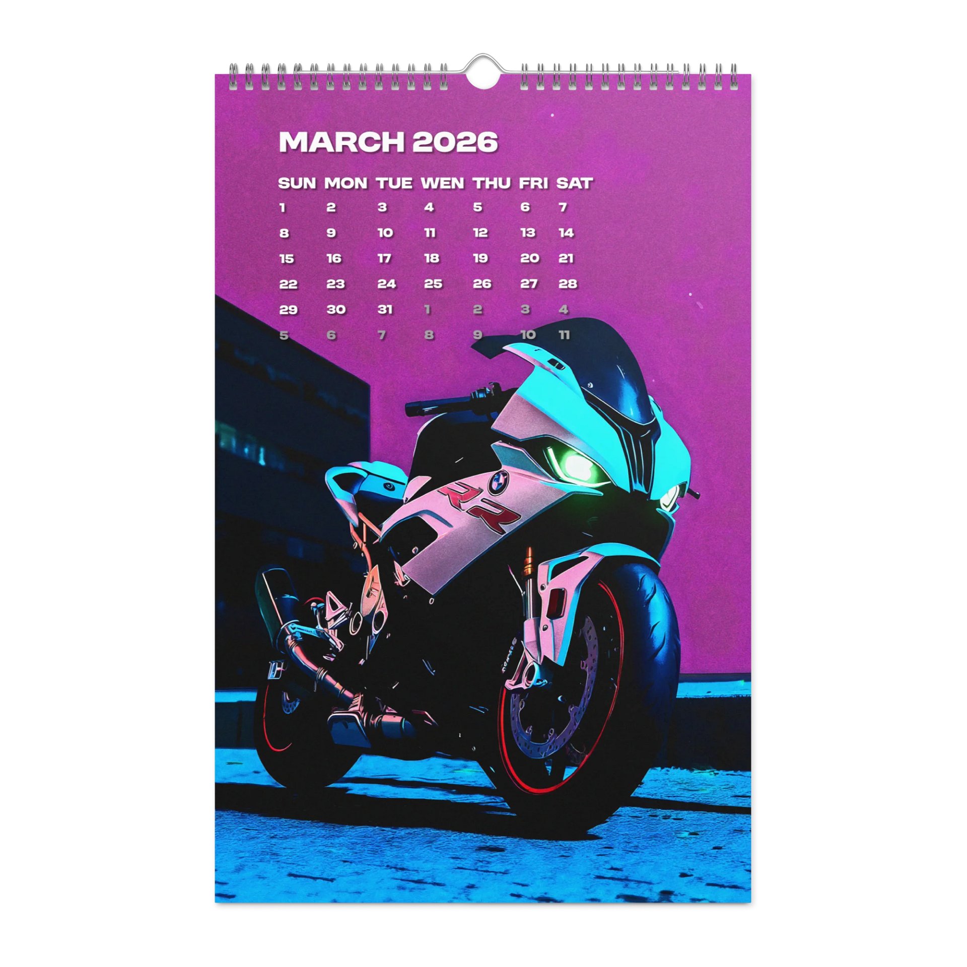 PIT STOP – 2026 Motorcycle Calendar product image (6)