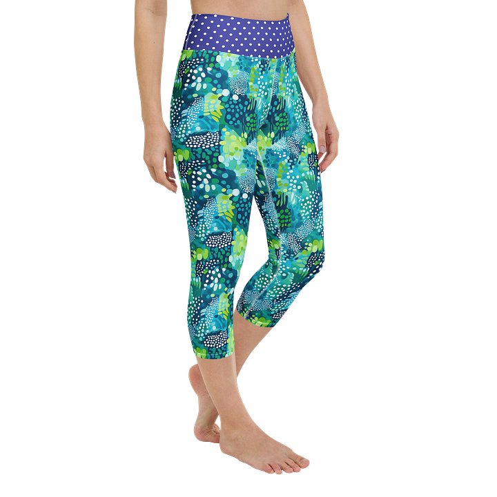 All-Over Print Yoga Capri Leggings product image (2)