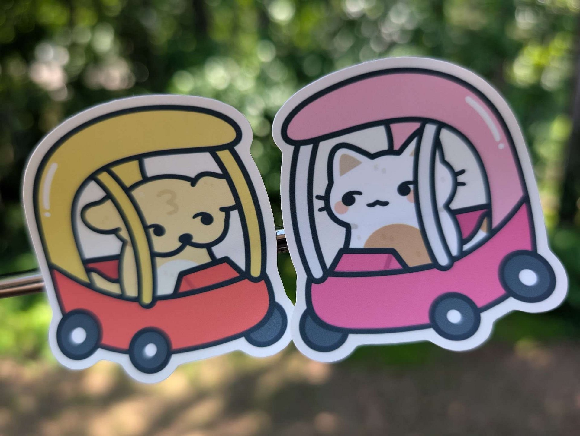 Suni & Luna Matching Car Stickers product image (3)