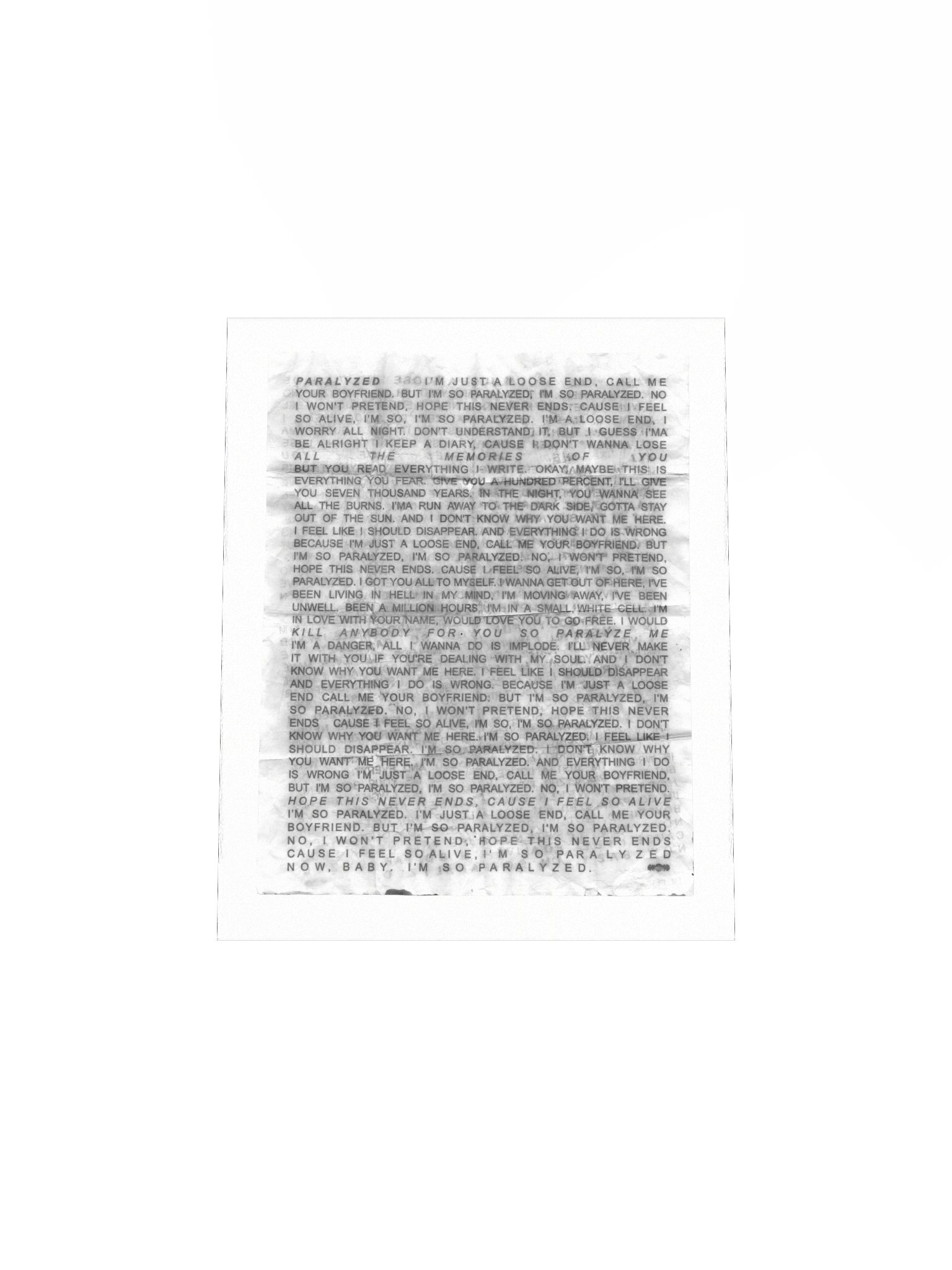 PARALYZED XEROX POSTER product image (11)