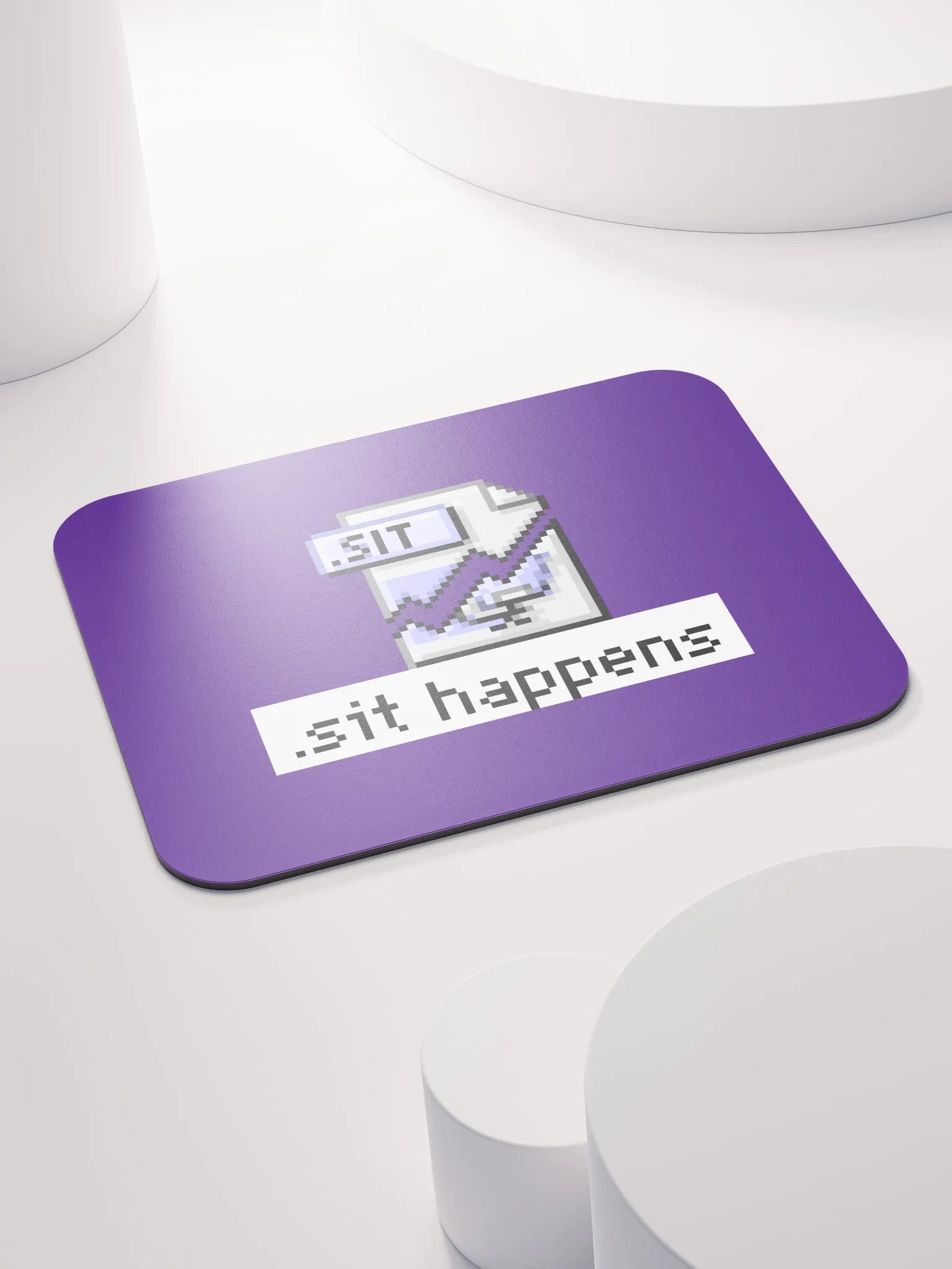 Sit Happens Mouse Pad (Purple) product image (4)