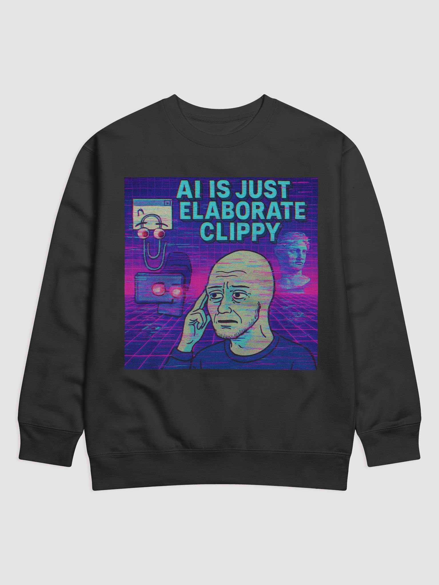 AI Contemplation Sweatshirt product image (1)