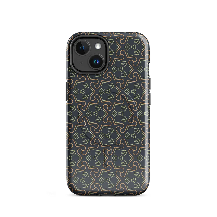 Groovy Grove iPhone 17 Tough MagSafe Case - Shockproof Dual-Layer Geometric Protective Cover product image (2)