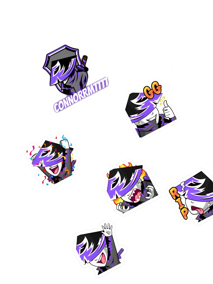 ConnorRM7777's Emote Sticker Collection product image (1)