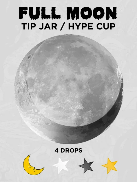 Full Moon Tip Jar / Hype Cup Widget for Streaming product image (1)