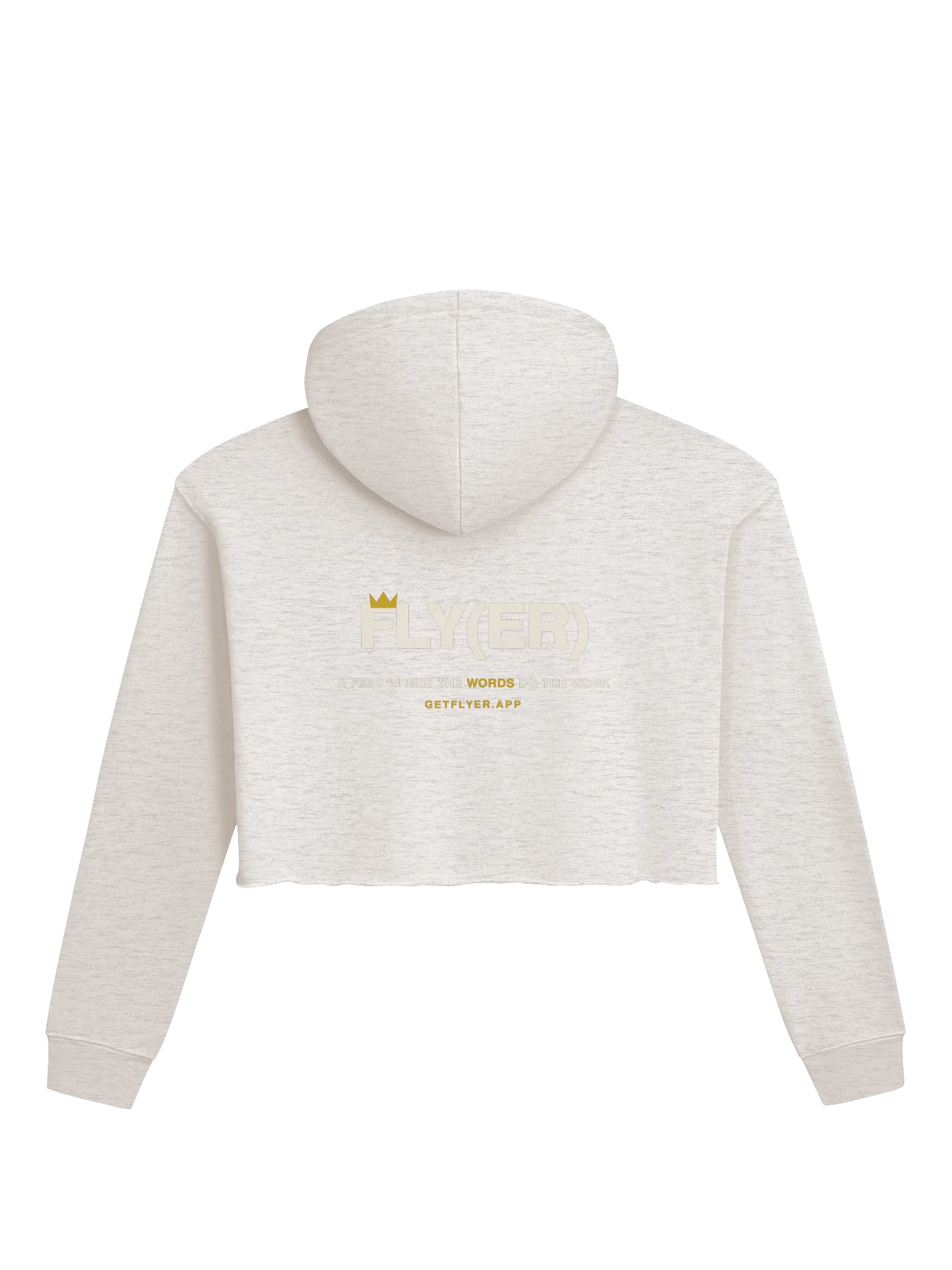 The Flyer Crop Hoodie — Tone on Tone product image (2)