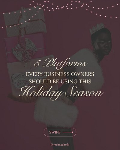 The holidays are BUSY… but these 5 platforms will make your life a lot easier this season 🎄✨
If you’re trying to promote sale...