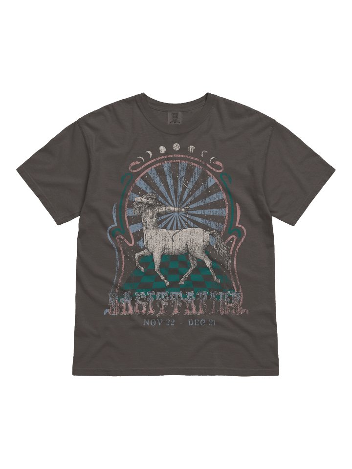 Sagittarius Zodiac Shirt – Vintage Archer Centaur Graphic Tee (Nov 22 – Dec 21) Astrology Design product image (21)
