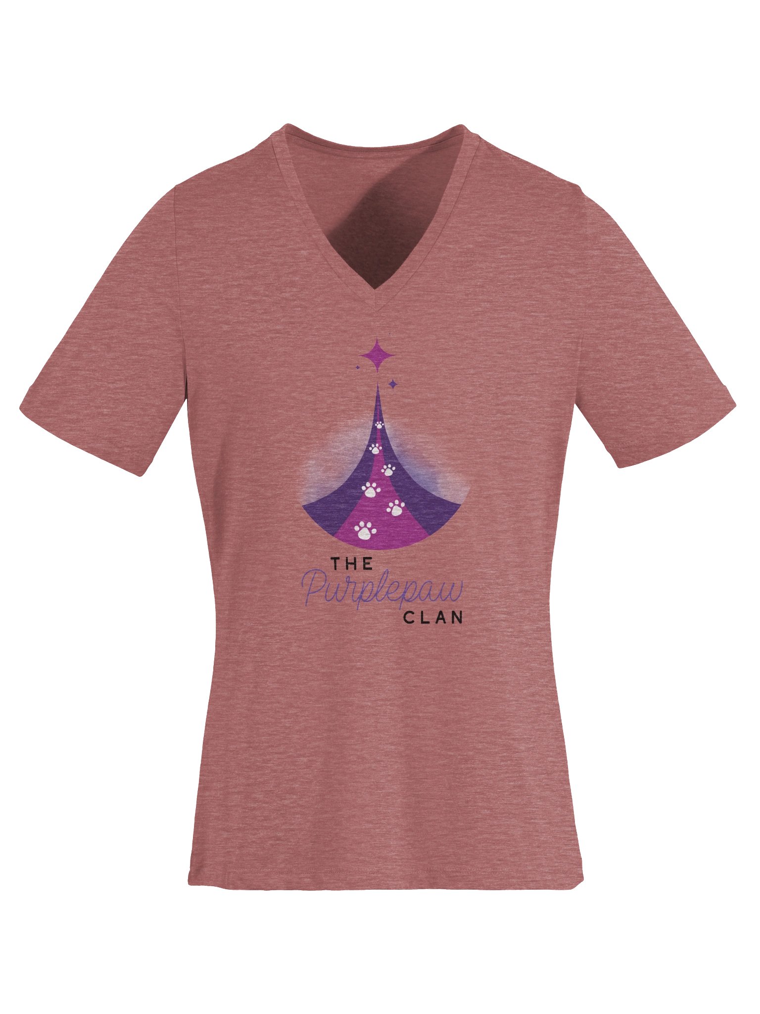 Purplepaw Clan Logo V-Neck product image (11)