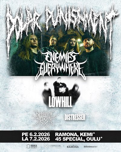 ❄️ POLAR PUNISHMENT 2026 hits the road this week. 
Secure your tickets and see you in the pit 🤼

Oulu tickets available via T...