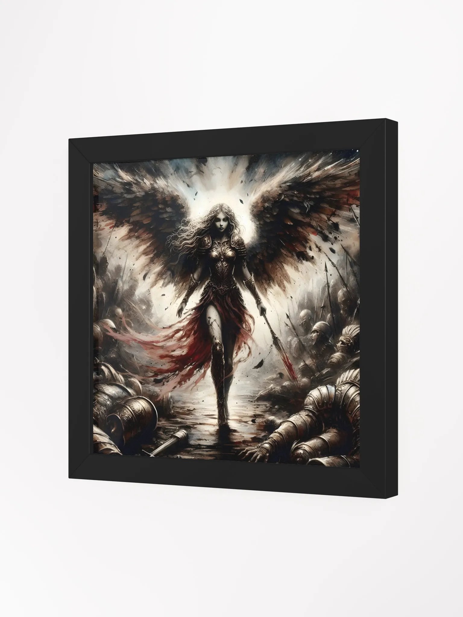Ethereal Warrior Framed Matte Poster product image (3)