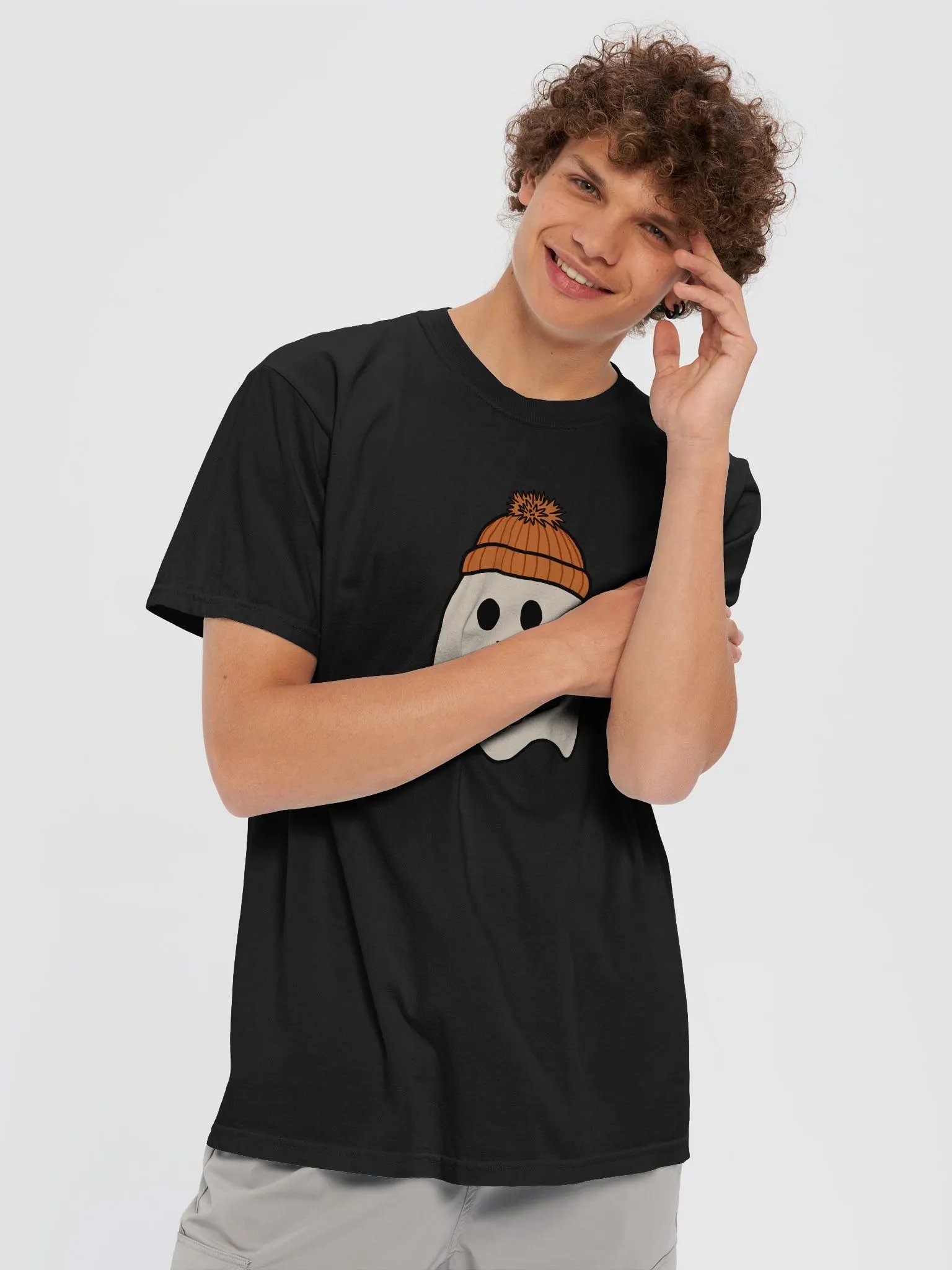 Beanie Coffee Ghost Tshirt product image (5)