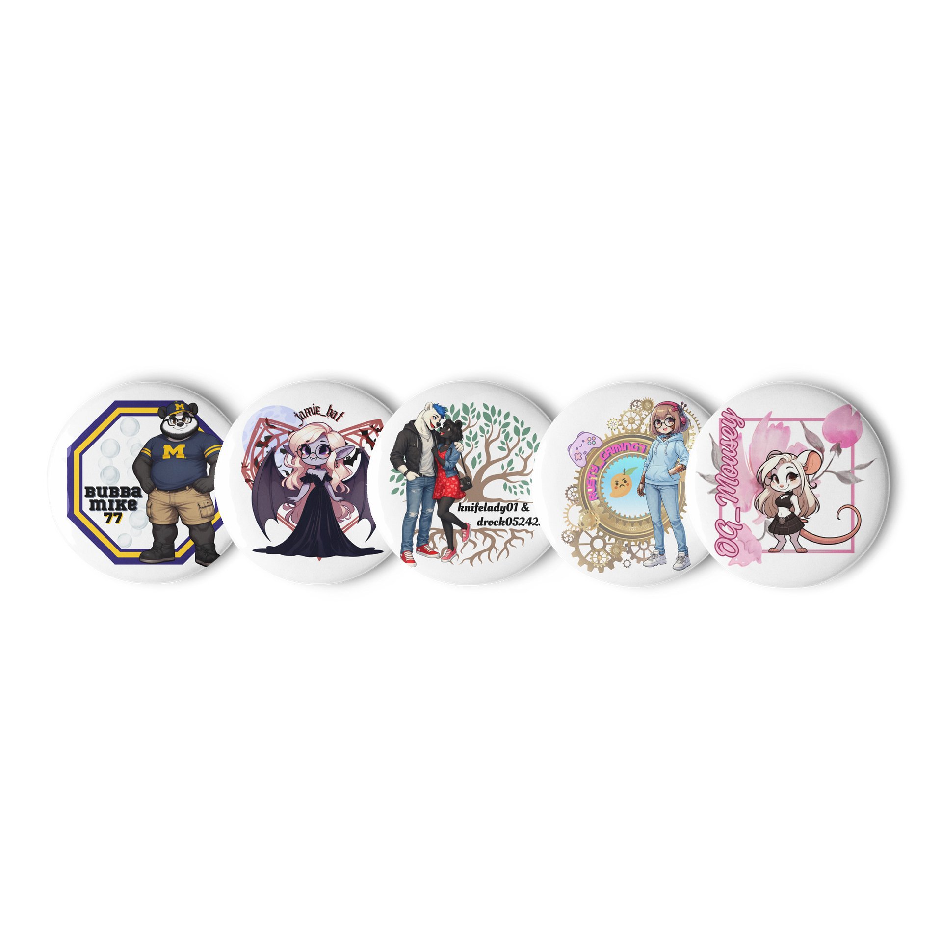 LG ModBear Squad Buttons - Set 2 product image (1)