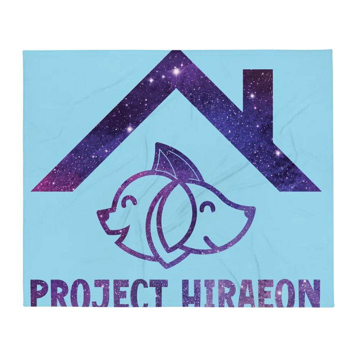 LIGHT BLUE PH THROW BLANKET product image (1)