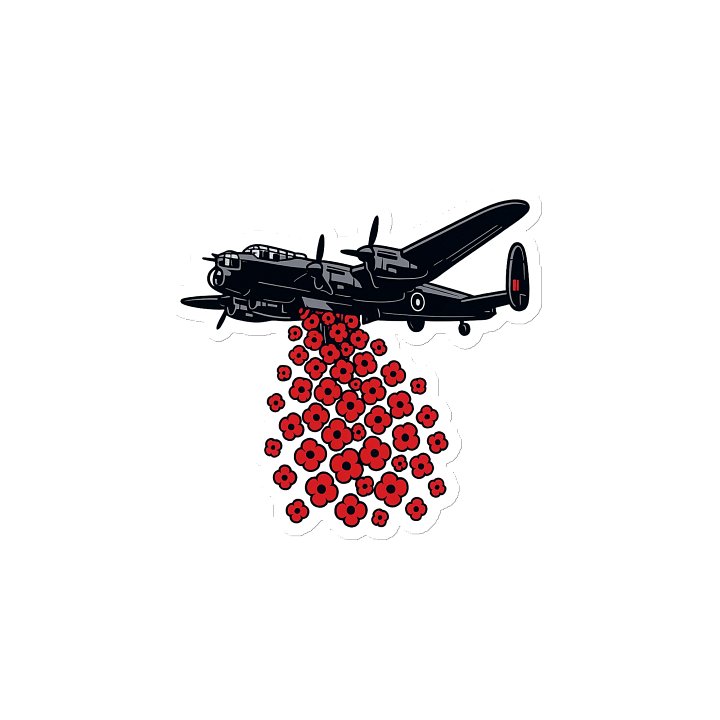 Avro Lancaster Poppy Drop Magnet product image (2)
