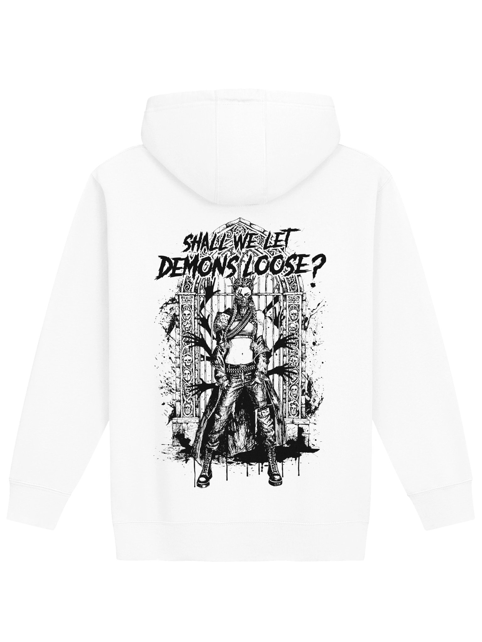 [hysteria] hoodie white product image (1)