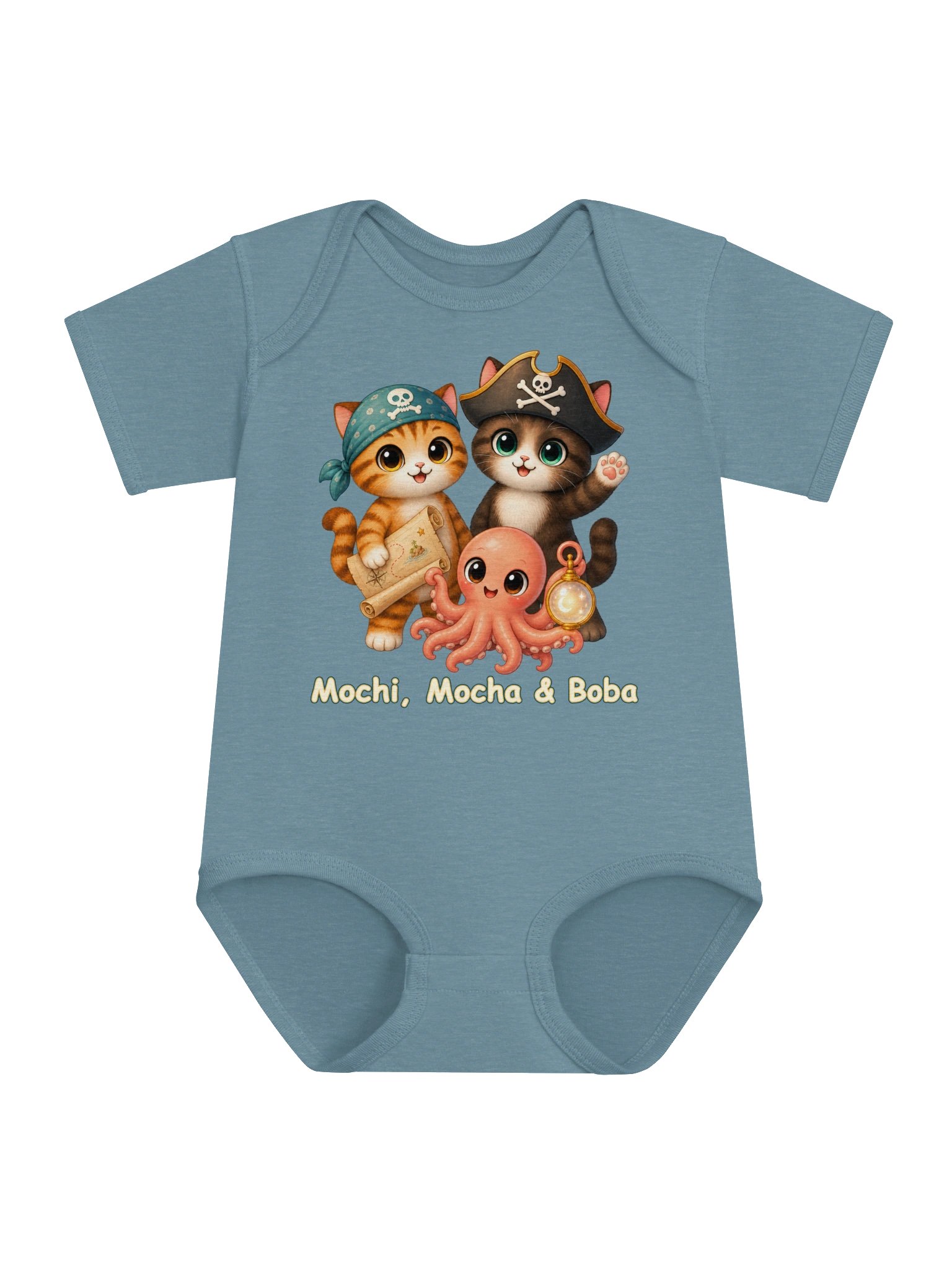 Mochi, Mocha & Boba Adventure Crew Baby Bodysuit product image (7)
