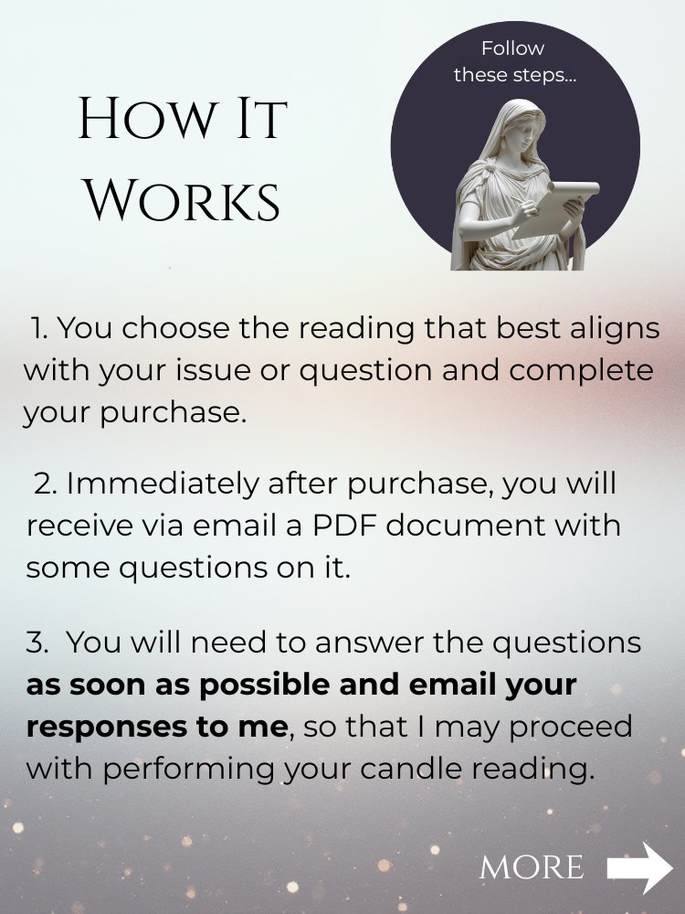 Vesta Whole Candle Reading | Focused Reading on Any Topic product image (4)