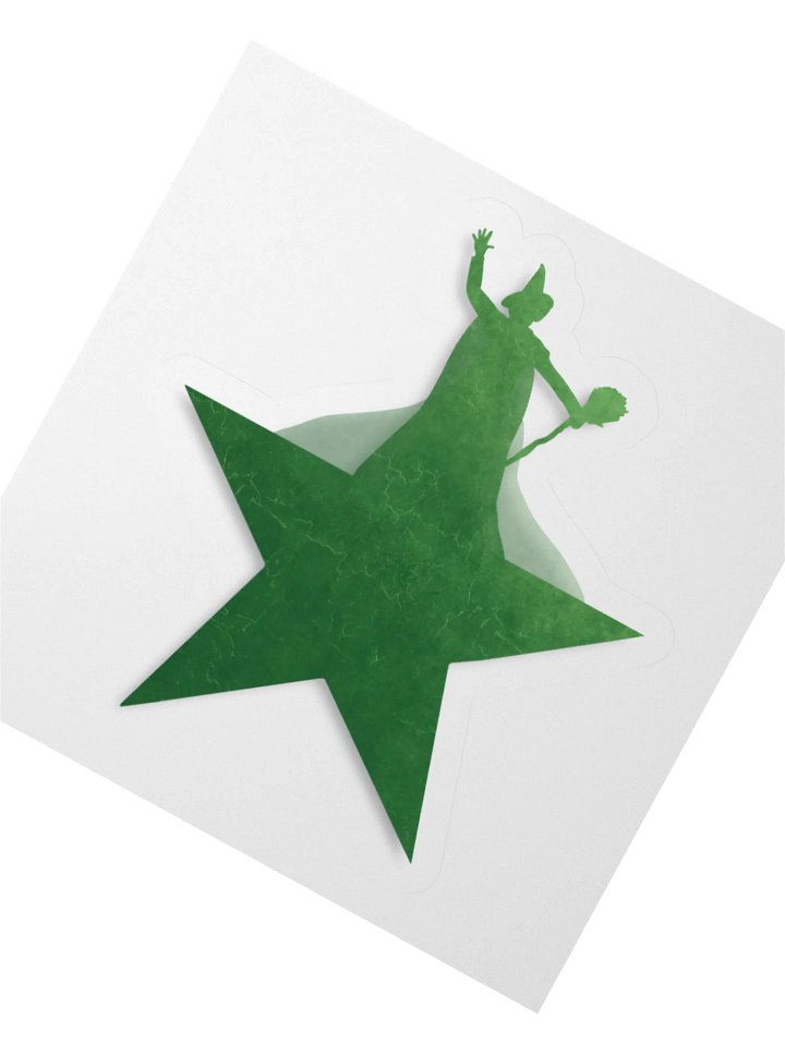 Wicked x Hamilton Stickers – Kiss-Cut Vinyl Decals for Theatre Lovers product image (4)