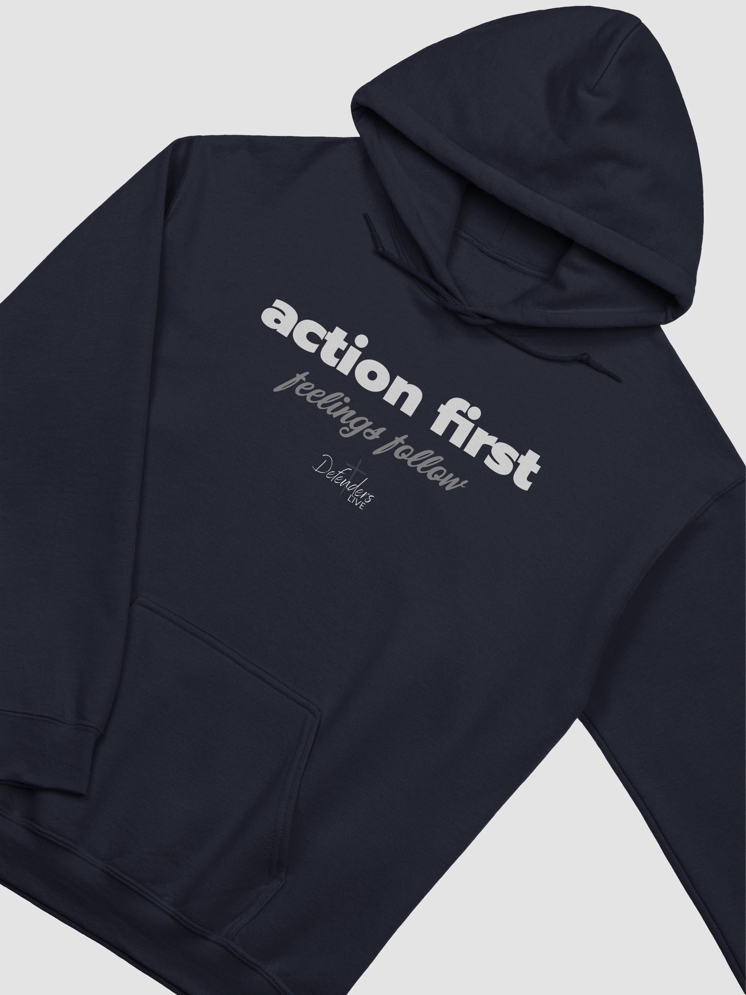 Action First On Line Drawing Hoodie product image (3)