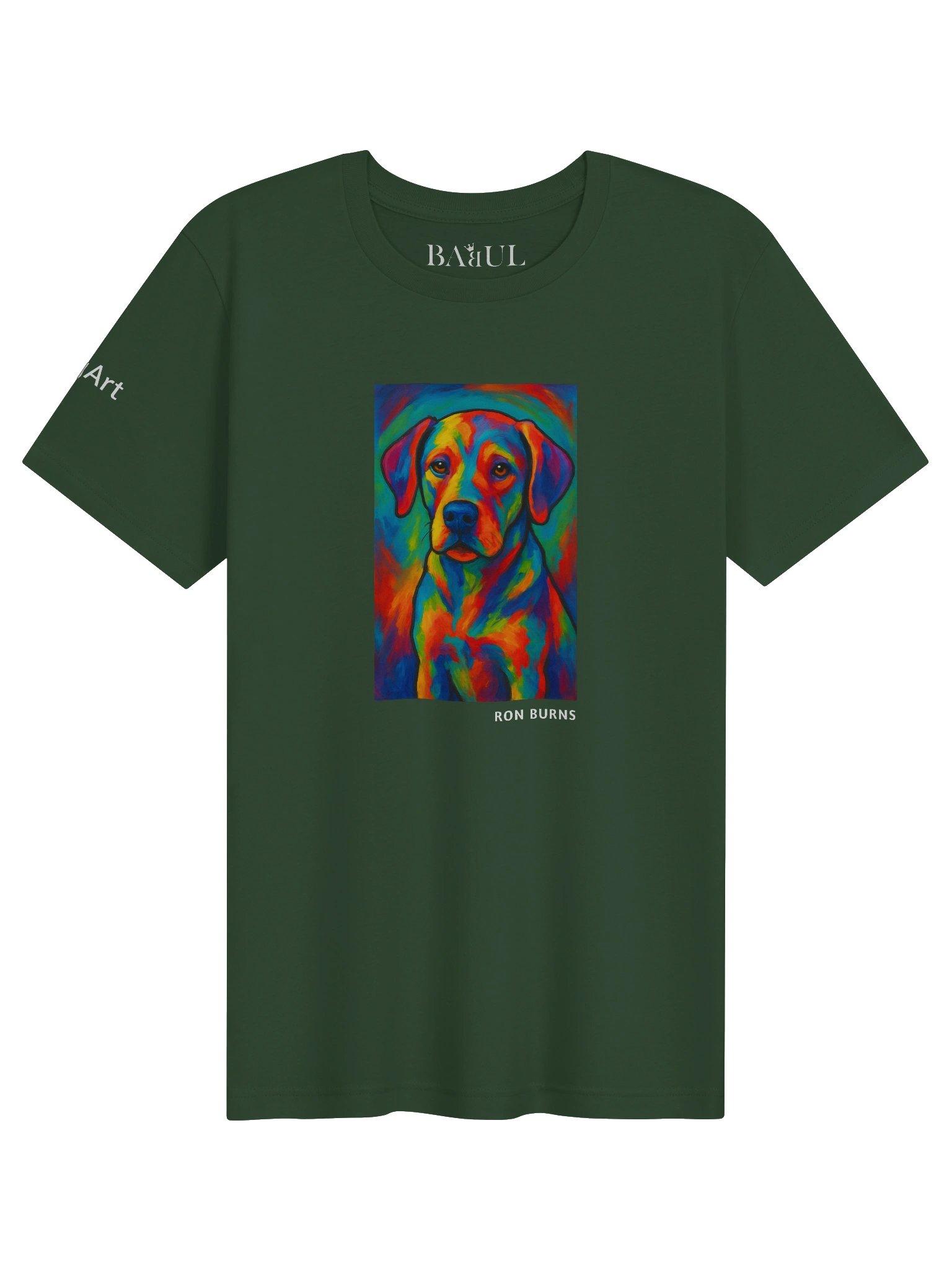 DOGART Unisex Jersey Dog T-Shirt - RON BURNS - Iconic Painting Reimagined with Dogs product image (1)