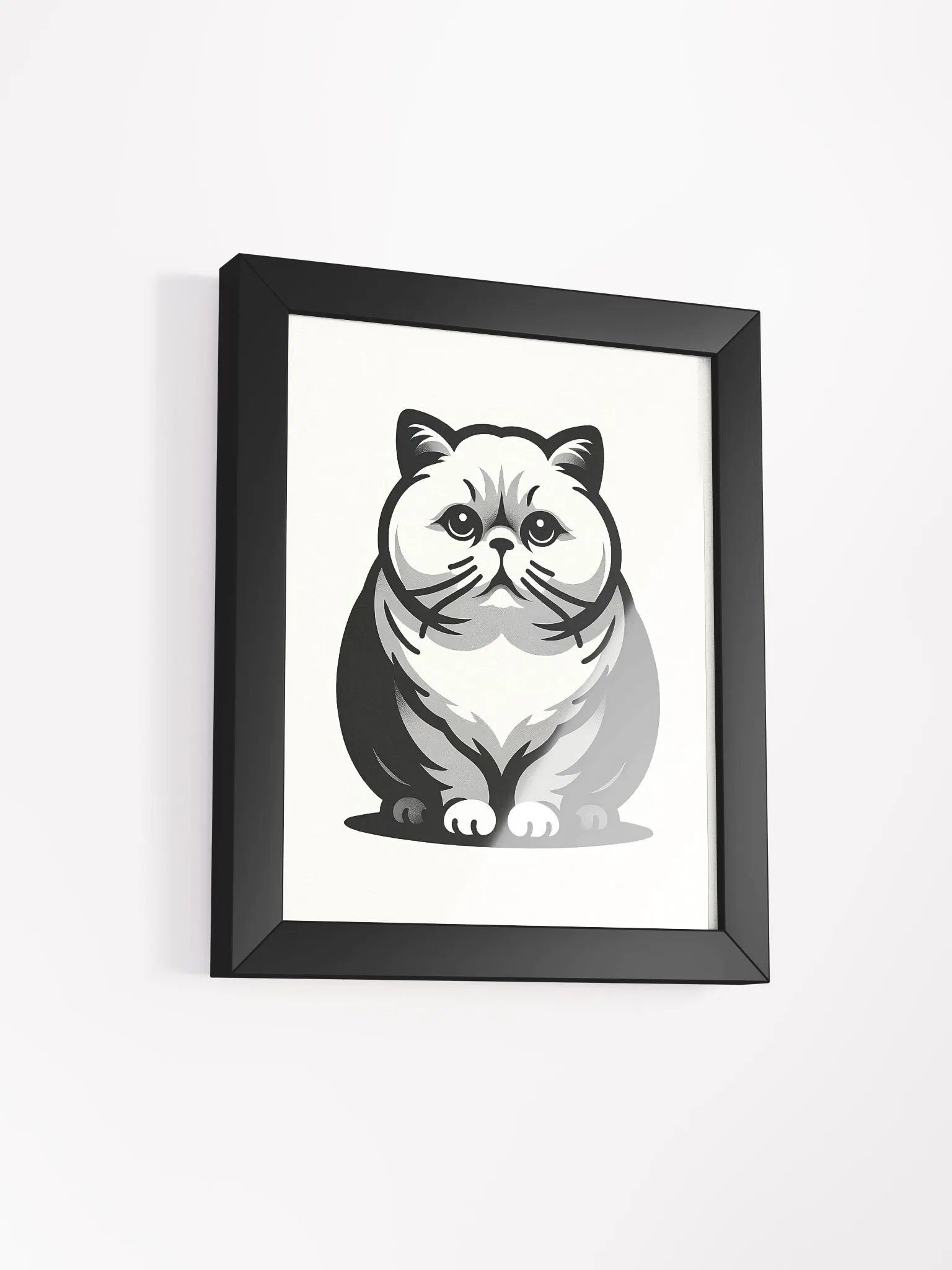 Framed High-Quality Matte Poster (in): Exotic Shorthair product image (22)