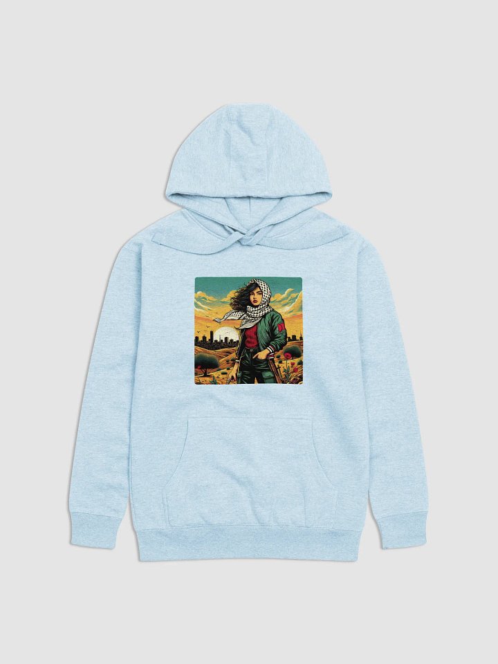 Freedom Fighter Sunset Hoodie | Free Palestine AI Work product image (27)