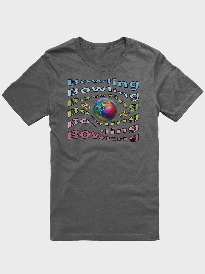 Bowling Swirl Colorful Ball T-Shirt product image (1)