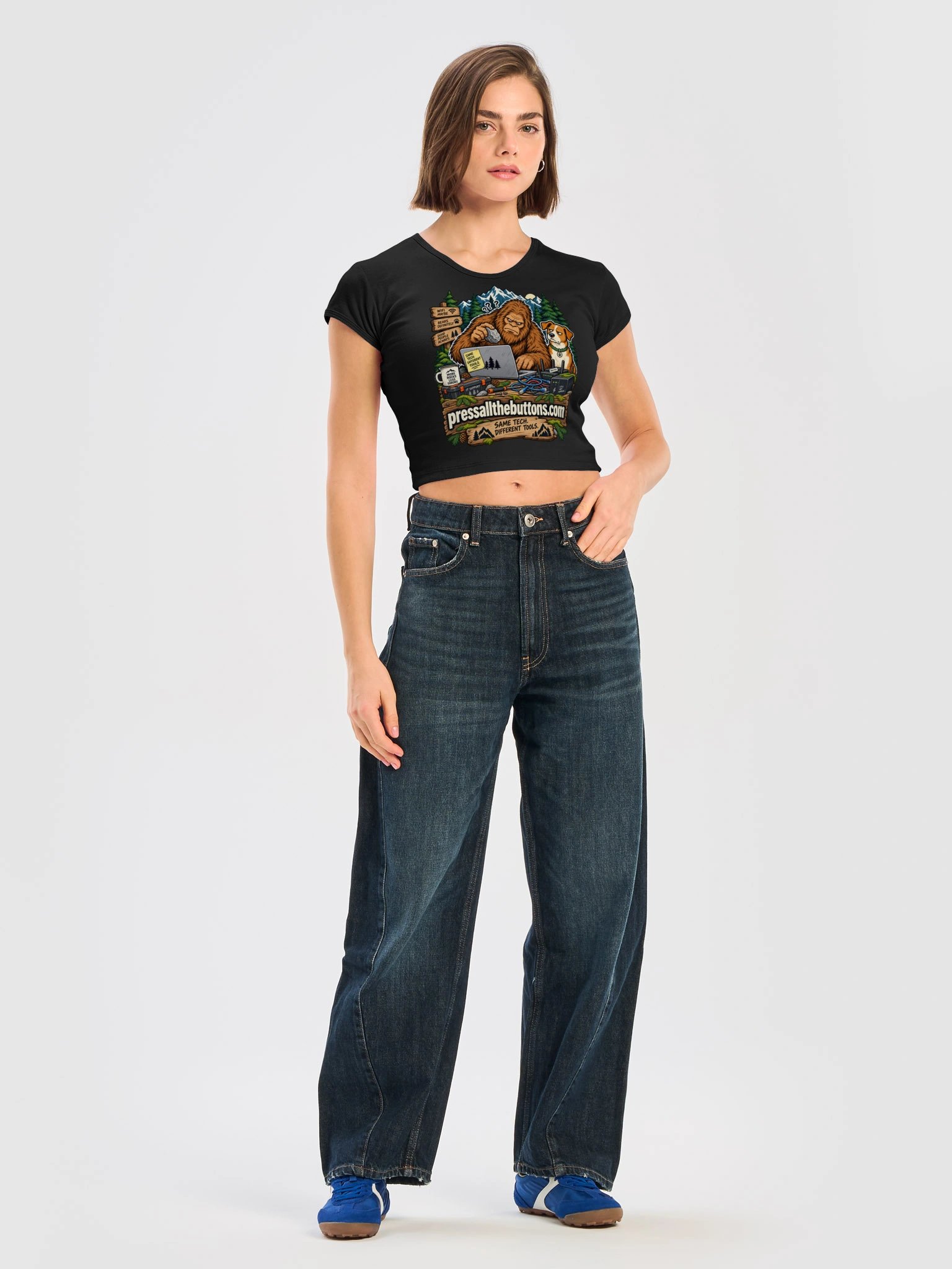 PATB Sasquatch Ribbed Crop Tee product image (5)