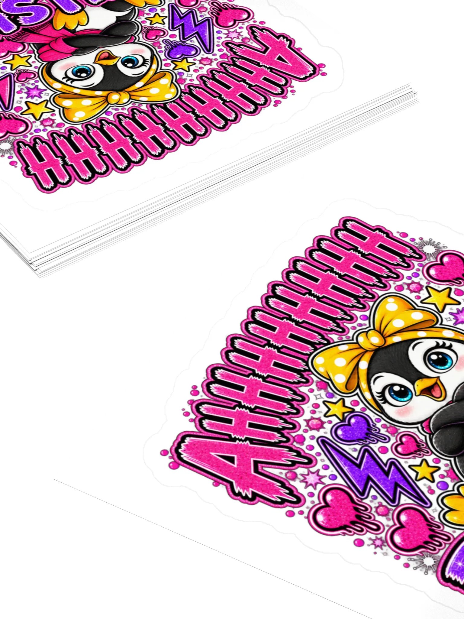AHHHHHH Bullshit Lulu Pink Chaos Sticker product image (4)