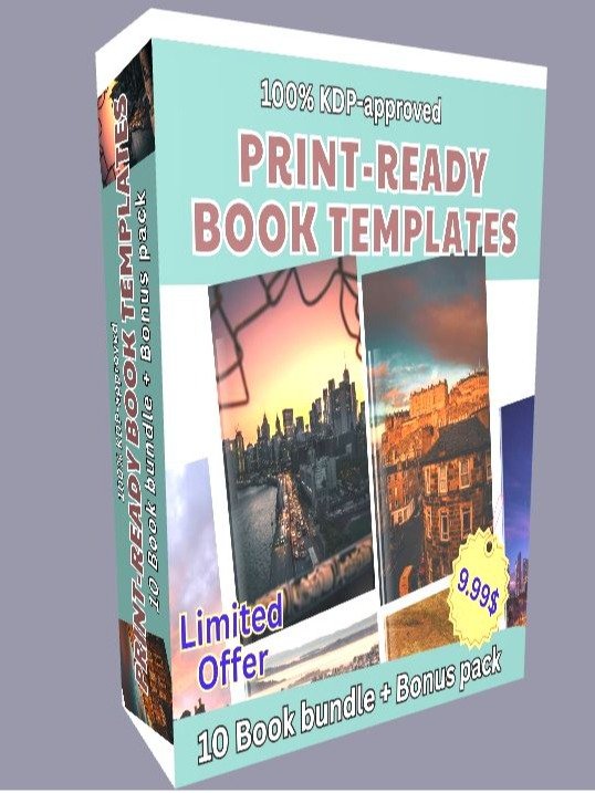 Print-Ready Book Template Mega Bundle | 6x9 & More Sizes | Editable Interiors | Instant Download + Lifetime Google Drive Access product image (1)