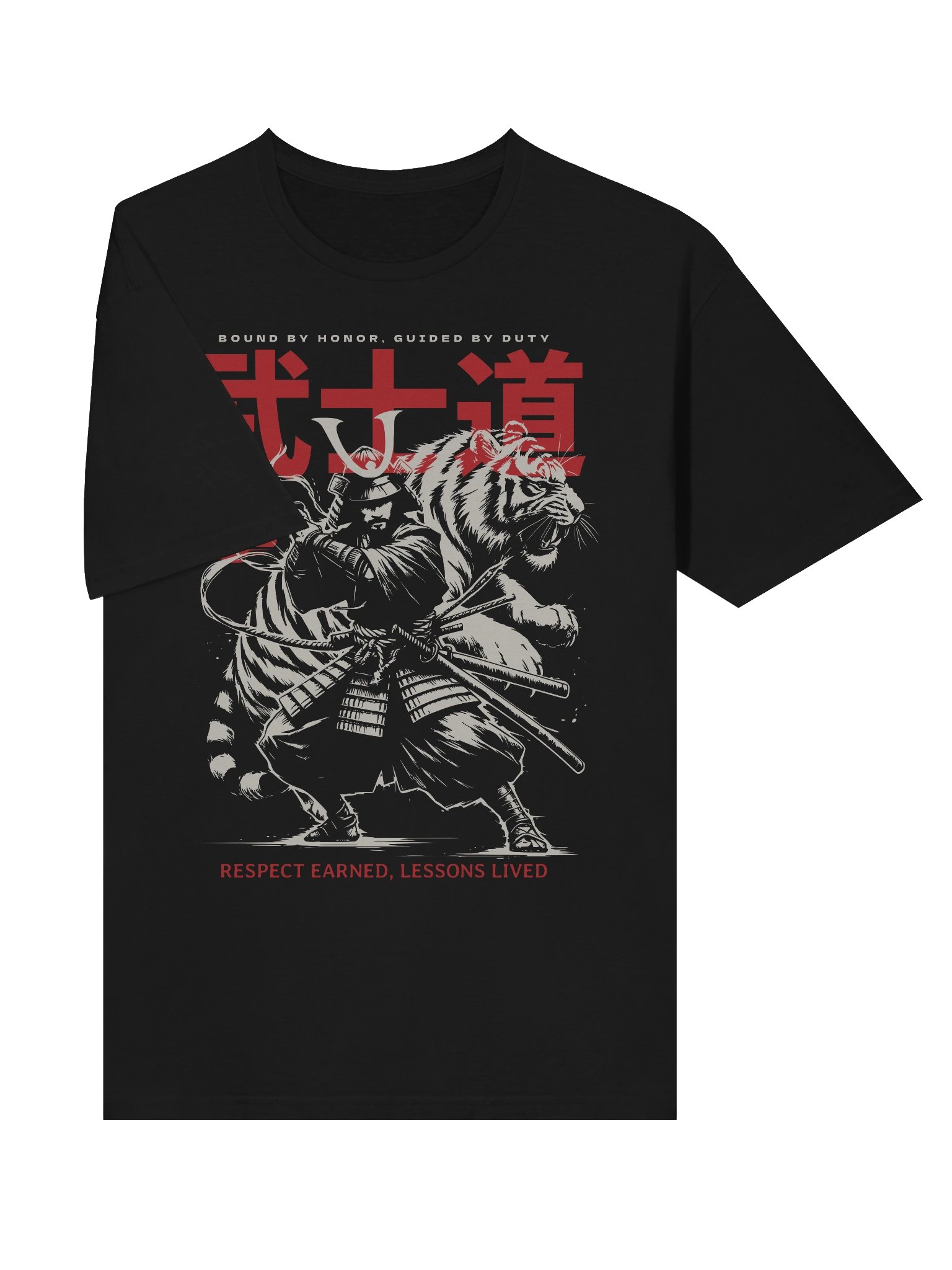 Bushido Tiger Samurai T-Shirt - Gildan Softstyle product image (3)