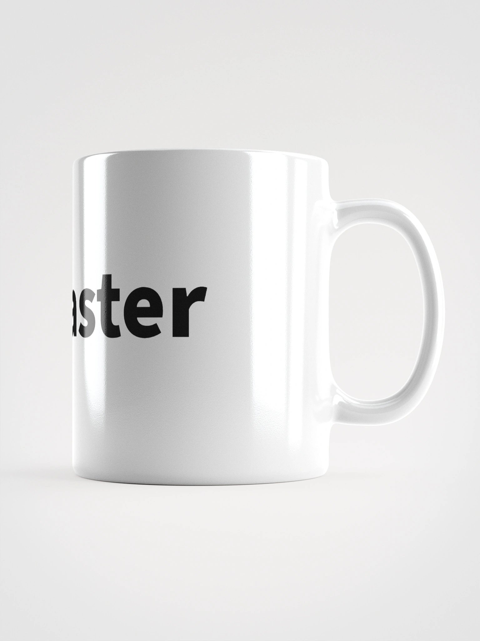 Podcaster Hashtag Ceramic Mug - White product image (4)