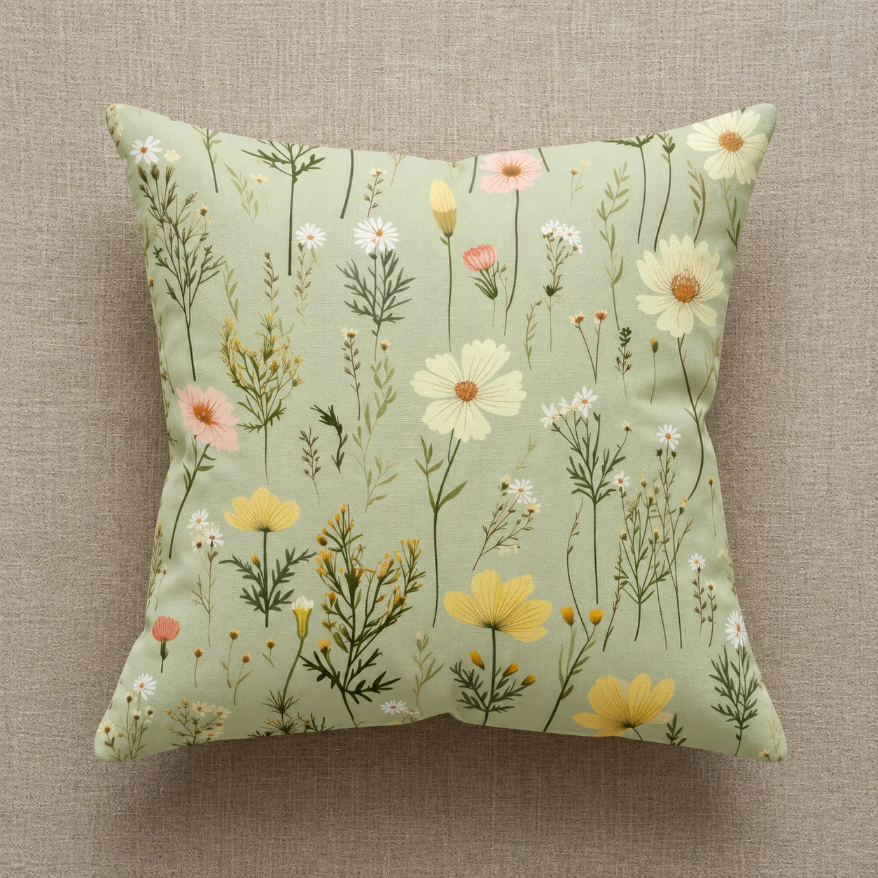 Meadow Whispers Wildflower Pillow product image (2)