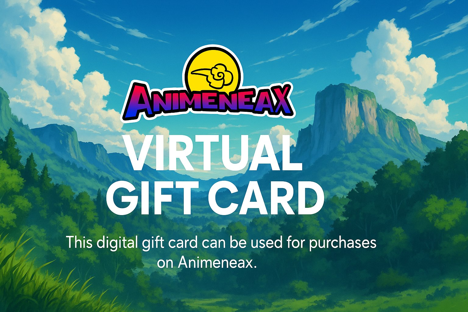 Animeneax – Virtual Gift Card product image (1)