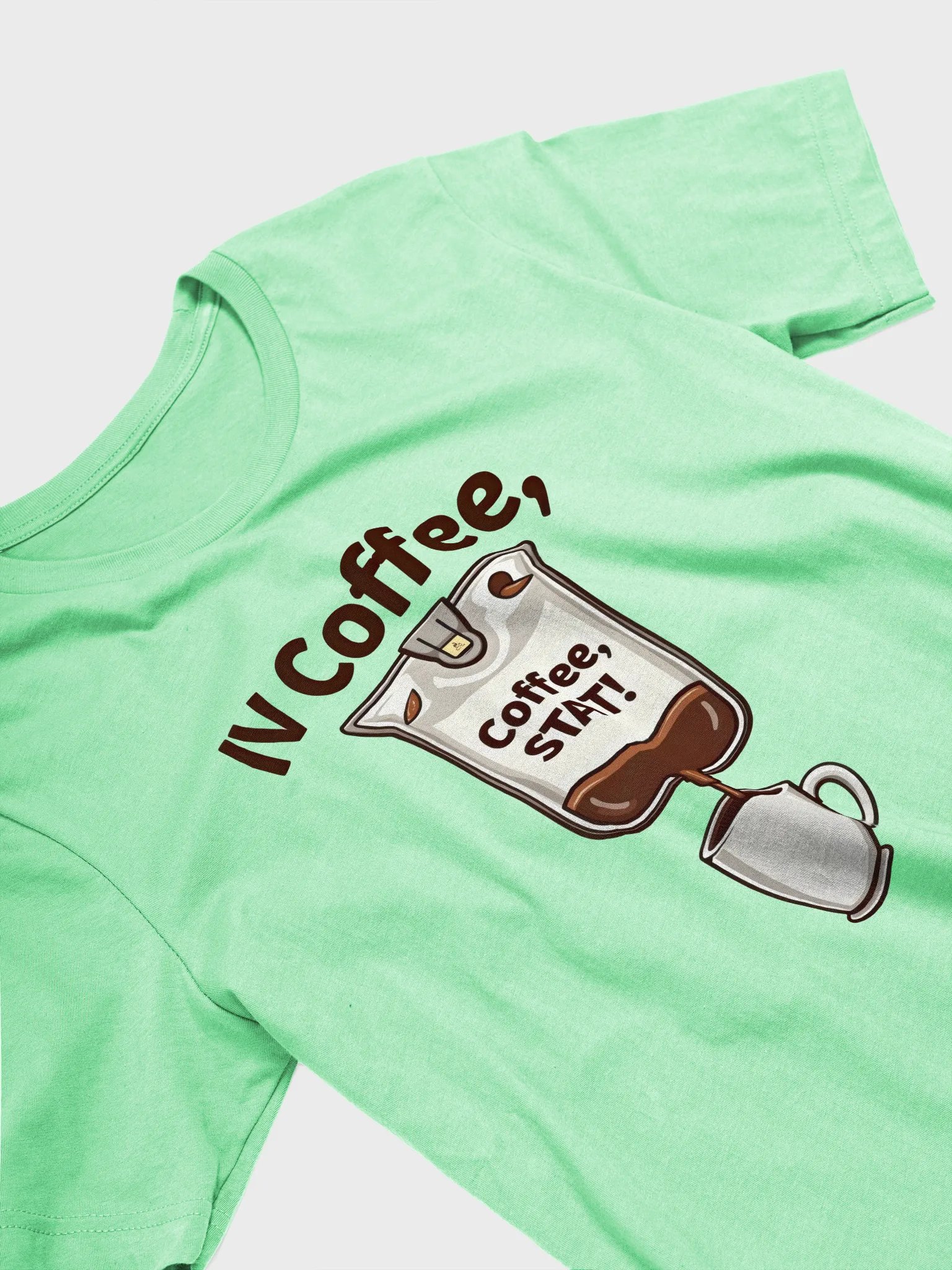 IV Coffee Humor T-Shirt product image (32)