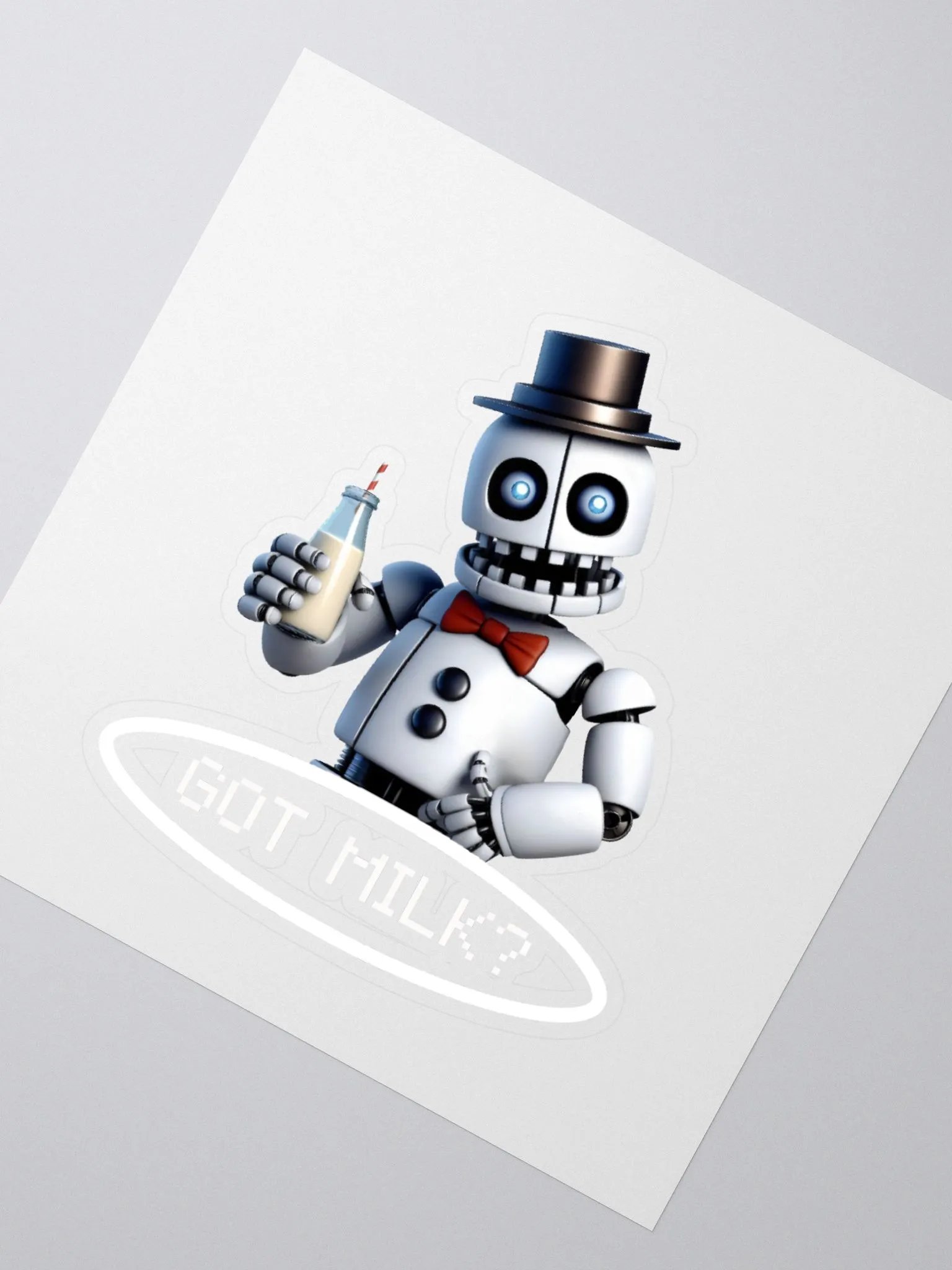 Animatronic MilkMan Sticker product image (5)